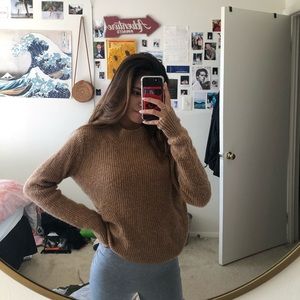 tan H&M sweater